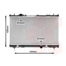 RADIATEUR ESSENCE 2.0i MT-AT 346x638x16 