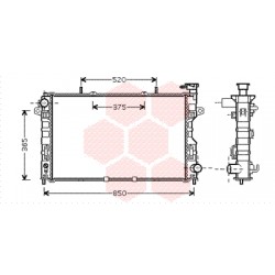 RADIATEUR ESSENCE 2.4i 2005-05-07 765x395x32 