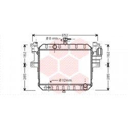 RADIATEUR ESSENCE 93-95 1.6i 350x490x32 