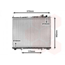 RADIATEUR ESSENCE 3.5i 24V 00-04 500x690x16 