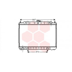 RADIATEUR DIESEL 2.2 DCi (T. Diesel) 450x690x16 