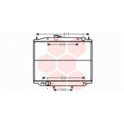 RADIATEUR DIESEL 02+ 3.0 TDi MT 500x650x26 