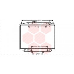 RADIATEUR DIESEL 02+ 3.0TDi AT 500x650x37 