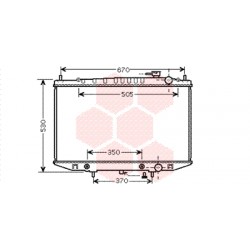 RADIATEUR ESSENCE -01 2.4i 87 kW AT 450x685x16 