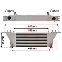 INTERCOOLER 3.0 dCi 10+ 515x235x90 