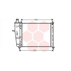 RADIATEUR ESSENCE 1.2 16v -AC 480x414x22 