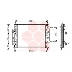 RADIATEUR ESSENCE 1.6 16v AT 478x388x28 