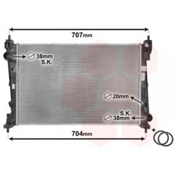 RADIATEUR DIESEL 1.7 CDTi 620x415x27 