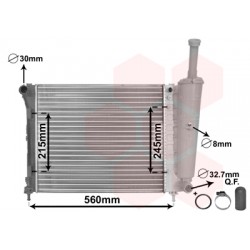 RADIATEUR ESSENCE 1.2i 8V DEUS 480x414x18 