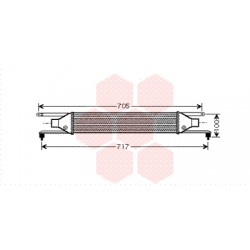 INTERCOOLER 1.3 MJTD 450x100x50 