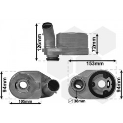 Radiateur huile pour moteur