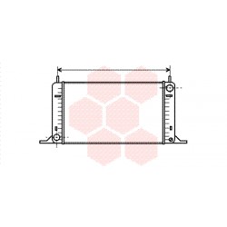 RADIATEUR ESSENCE 86-88 1.3i 600x300x33 