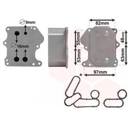 Radiateur huile pour moteur