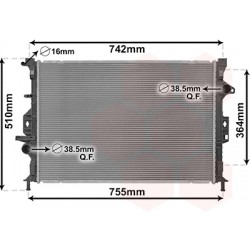 RADIATEUR ESSENCE 1.6i EcoBoost AT 688x473x26 