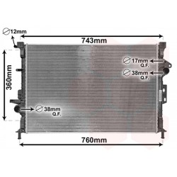 RADIATEUR ESSENCE 1.6 EcoBoost 670x470x26 