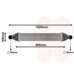 INTERCOOLER 1.6 EcoBoost 600x132x50 