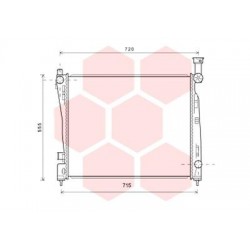 RADIATEUR ESSENCE 3.6i 24V VVT AT 637x515x16 