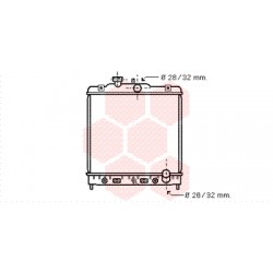 RADIATEUR ESSENCE 1.6 AT Coupe Universal 352x347x27 