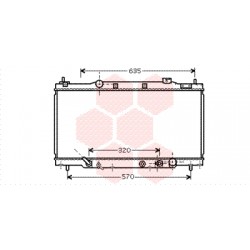 RADIATEUR ESSENCE 2.0i AT 400x698x16 