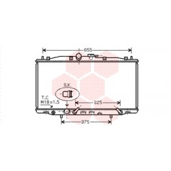 RADIATEUR ESSENCE 2.4i AT See drawing 400x718x16 