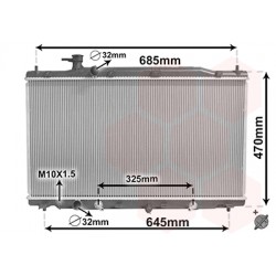 RADIATEUR ESSENCE 2.4 iVtec MT-AT 400x735x16 Montable sur MT:...