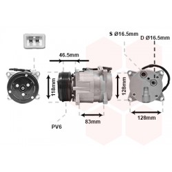 COMPRESSEUR AIRCO 5-99-01 2.0 HDi 