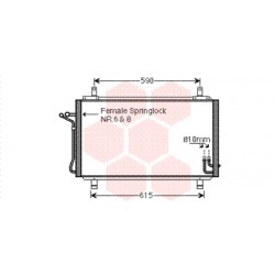 CONDENSEUR AVEC BOUTEILLE 3.5i 693x390x16 