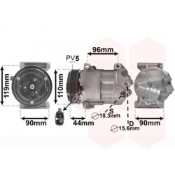 COMPRESSEUR AIRCO 0.9 Moteur: 199 B6.000 