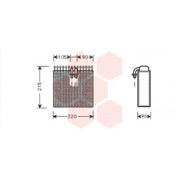 EVAPORATEUR AIRCO 185x220x90 