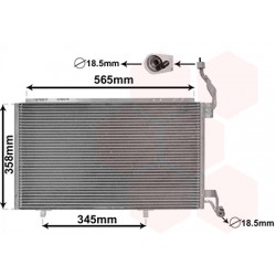 CONDENSEUR SANS BOUTEILLE 1.6 ST Ecoboost 02-13  602x360x17 