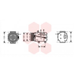 COMPRESSEUR AIRCO 1.6i Type Visteon 