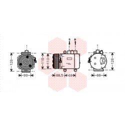 COMPRESSEUR AIRCO 2.5i - 3.0i 11-06 - 02-07 