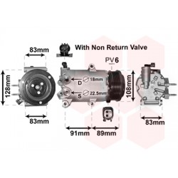 COMPRESSEUR AIRCO 1.6 Ecoboost 