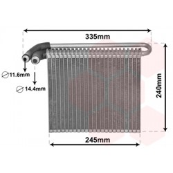 EVAPORATEUR AIRCO All 196x245x58 