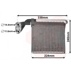 EVAPORATEUR AIRCO All 223x223x58 