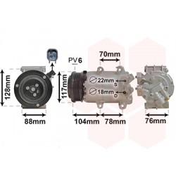 COMPRESSEUR AIRCO 1.6 EcoBoost 08-16  R1234yf 