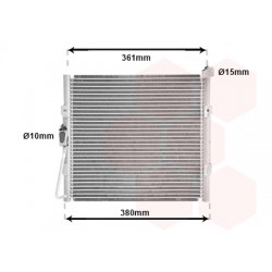 CONDENSEUR SANS BOUTEILLE 93  330x304x25 