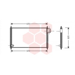 CONDENSEUR SANS BOUTEILLE All 605x320x16 