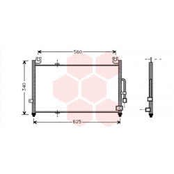 CONDENSEUR SANS BOUTEILLE 600 x 320 560x300x25 