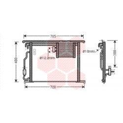 CONDENSEUR SANS BOUTEILLE SL280-SL300-SL350-SL500 575x480x16...