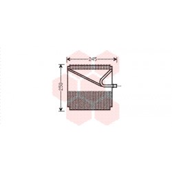 EVAPORATEUR AIRCO 215x220x90 