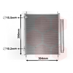 CONDENSEUR AVEC BOUTEILLE ELECTRIC 346x397x16 