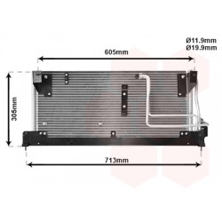 CONDENSEUR SANS BOUTEILLE 600x274x20 