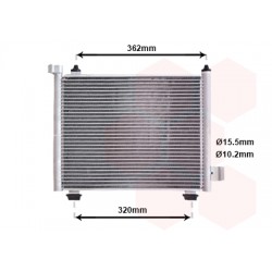 CONDENSEUR SANS BOUTEILLE Diesel 385x308x20 