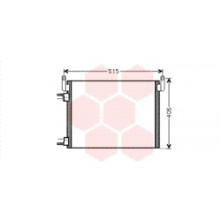 CONDENSEUR AVEC BOUTEILLE 3.0 CDTi 478x401x18 