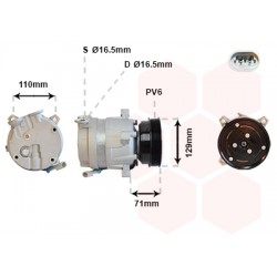 COMPRESSEUR AIRCO 1.4 - 1.6 