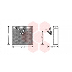 EVAPORATEUR AIRCO 242x203x62 