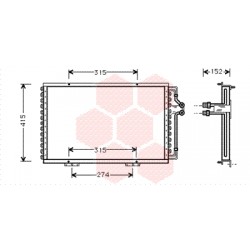 CONDENSEUR SANS BOUTEILLE 91-93 612x383x25 