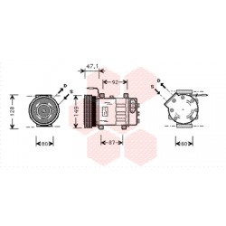 COMPRESSEUR AIRCO 3.0i 96  