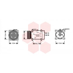 COMPRESSEUR AIRCO 1.6 8v 